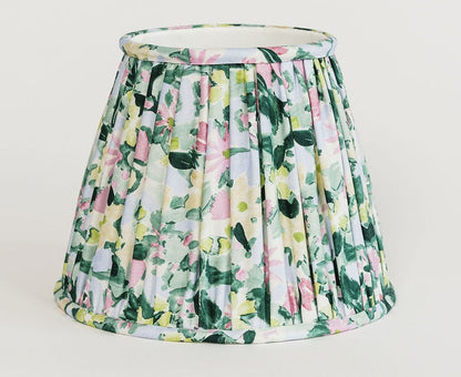Garden Summer Gathered Pleated Lampshade