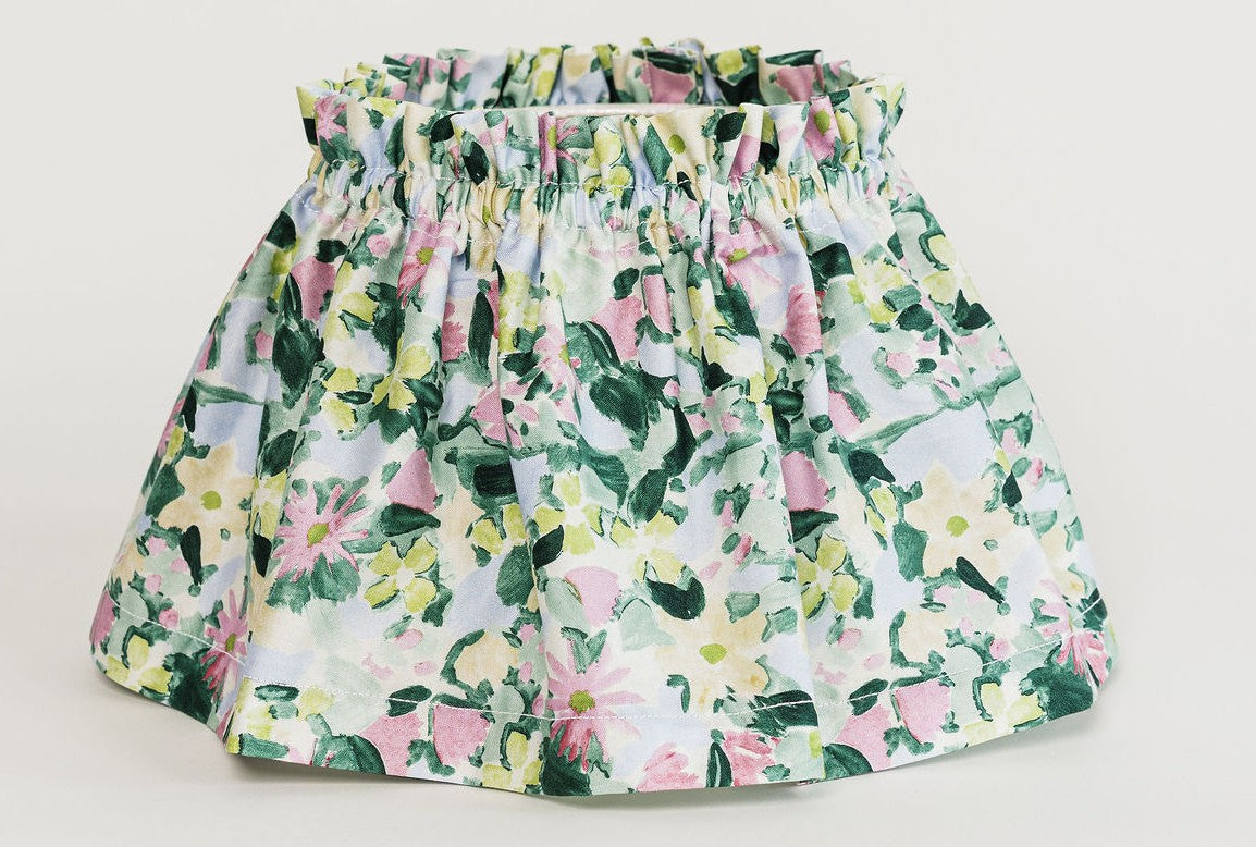 Garden Summer Scrunchie Lampshade Cover (Frame Included)