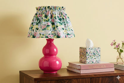 Garden Summer Scrunchie Lampshade Cover (Frame Included)