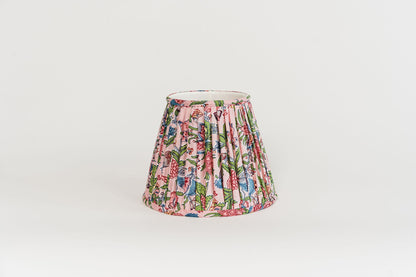 Floral Pink Gathered Lampshade