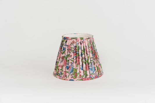 Floral Pink Gathered Lampshade