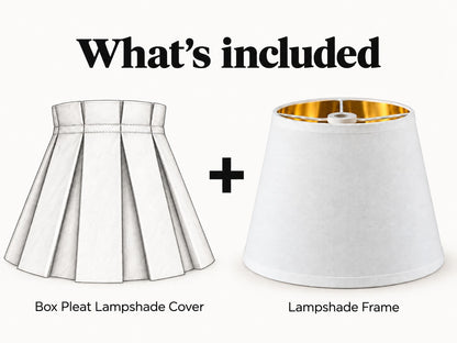 Forest Tapestry Box Pleat Lampshade (Frame included)
